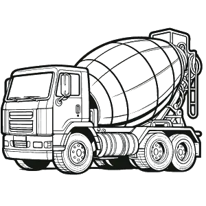 Concrete mixer truck